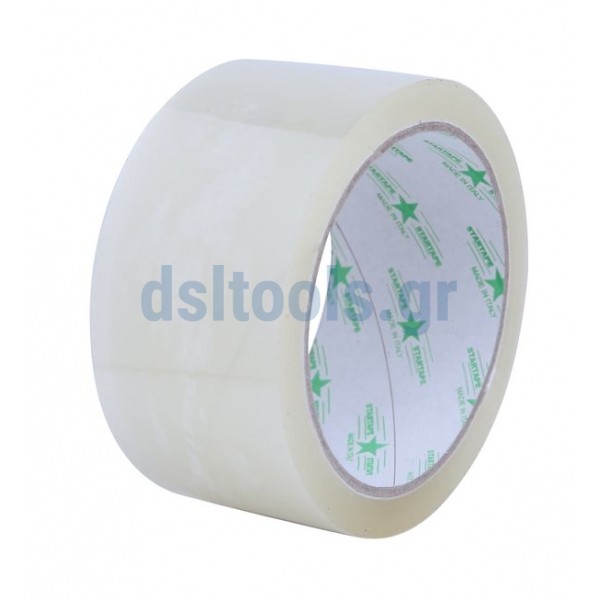 Ταινία συσκευασίας PVC, Διάφανη, 50mmx60m, PACKING TAPE STARTAPE PVC