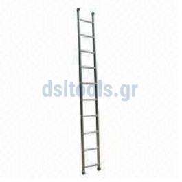 Σκάλα αλουμινίου ίσια μονή 1x10 σκαλοπάτια Σκάλα αλουμινίου ίσια μονή 1x10 σκαλοπάτια