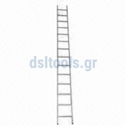 Σκάλα αλουμινίου ίσια μονή 1x14 σκαλοπάτια Σκάλα αλουμινίου ίσια μονή 1x14 σκαλοπάτια