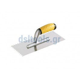 Μυστρί κόλλας, με ελαστική λαβή και δόντι 10x10mm Μυστρί κόλλας, με ελαστική λαβή και δόντι 10x10mm