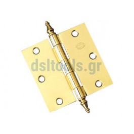 Μεντεσές τετράγωνος, 3,5x3,5" με πύρο