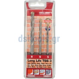 Διαμαντοτρύπανο ALPEN σετ 3 τεμαχίων, 5.0| 6.0| 8.0mm Διαμαντοτρύπανο ALPEN σετ 3 τεμαχίων, 5.0| 6.0| 8.0mm