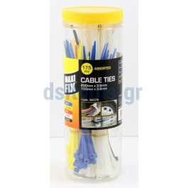 Δεματικά 3,6x150-3,6x200, set 175 τεμαχίων Δεματικά 3,6x150-3,6x200, set 175 τεμαχίων