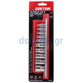 Καρυδάκια, set 10 τεμαχίων, 1/4" & 3/8" Καρυδάκια, set 10 τεμαχίων, 1/4" & 3/8"