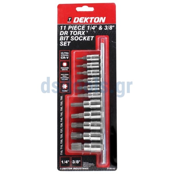 Καρυδάκια Torx, set 11 τεμαχίων