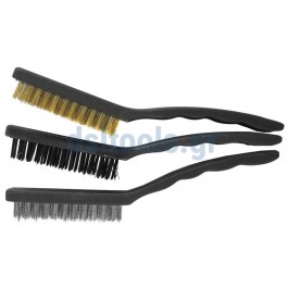 Συρματόβουρτσες 9", set 3 τεμαχίων Συρματόβουρτσες 9", set 3 τεμαχίων