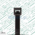 Δεματικά καλωδίων No 360x7,5mm, Μαύρα Nylon,set 100 Τεμαχίων , SAPISELCO