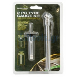 Μετρητής πίεσης ελαστικών, set 2 τεμαχίων Μετρητής πίεσης ελαστικών, set 2 τεμαχίων