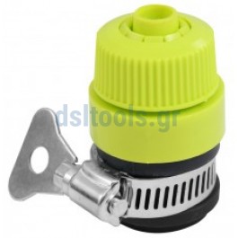 Ταχυσύνδεσμος λάστιχου βρύσης 1/2" με σφιγκήρα Ταχυσύνδεσμος λάστιχου βρύσης 1/2" με σφιγκήρα