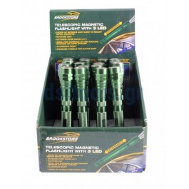 Φακός τηλεσκοπικός, μαγνητικός, με 3 led Φακός τηλεσκοπικός, μαγνητικός, με 3 led