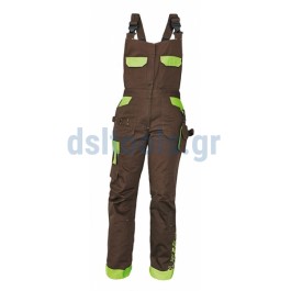 Φόρμα βαμβακερή με τιράντα, Kαφέ/Πράσινο, γυναικεία, Νο 46 Φόρμα βαμβακερή με τιράντα, Kαφέ/Πράσινο, γυναικεία, Νο 46