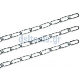 Αλυσίδα ίσια κολλητή Γαλβανιζέ, Νο100mm Αλυσίδα ίσια κολλητή Γαλβανιζέ, Νο100mm
