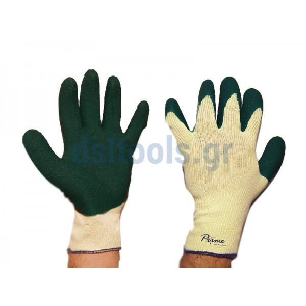 Γάντια Latex No8, βαμβακερά Μαύρα