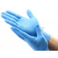 Γάντια M μιας χρήσης, Μπλε, νιτριλίου