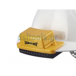 Φακός κράνους με 12 led, Κίτρινος Φακός κράνους με 12 led, Κίτρινος