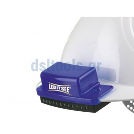 Φακός κράνους με 12 led, Μπλε Φακός κράνους με 12 led, Μπλε