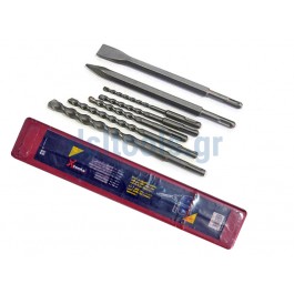 Σπατουλοκάλεμο SDS, set 7 τεμαχίων Σπατουλοκάλεμο SDS, set 7 τεμαχίων