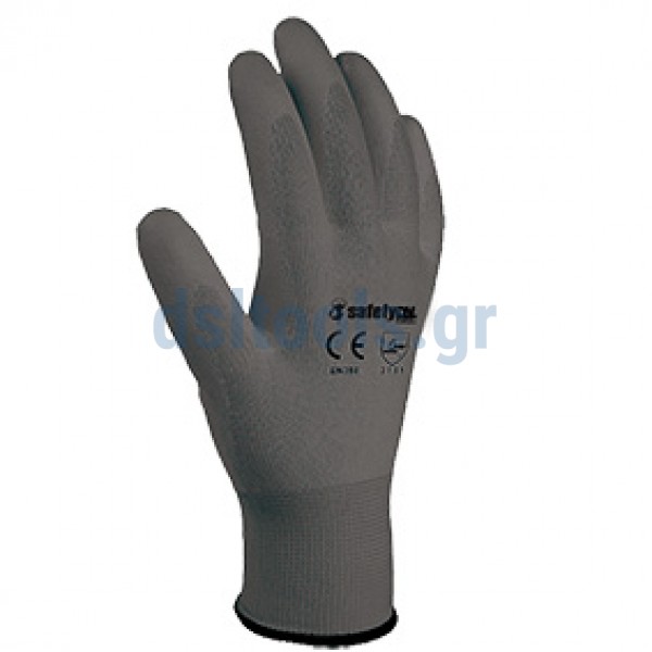 Γάντια πολυουρεθάνης Μαύρα AFIS GREY, Νο8, DSL SAFETY