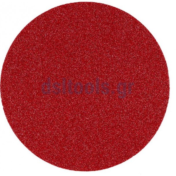 Δίσκος Velcro Κόκκινος, χωρίς τρύπες, Ø125 Ρ150, Smirdex