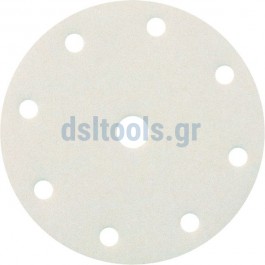 Δίσκος Velcro Λευκός, 8+1 τρύπες, Ø150 Ρ400, Smirdex Δίσκος Velcro Λευκός, 8+1 τρύπες, Ø150 Ρ400, Smirdex