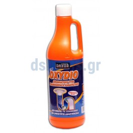 Αποφρακτικό καθαριστικό υγρό σωληνώσεων Oxydio 1Lt Αποφρακτικό καθαριστικό υγρό σωληνώσεων Oxydio 1Lt