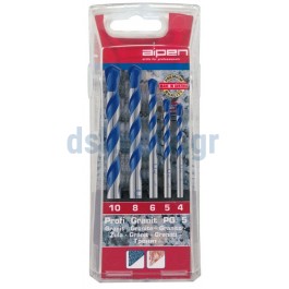 Πλαστική κασετίνα 5 τεμ. γρανίτου ALPEN Profi Πλαστική κασετίνα 5 τεμ. γρανίτου ALPEN Profi