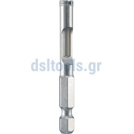 Τρυπάνι ηλεκτρολυζέ υγράς κοπής με εξάγωνο στέλεχος ¼&#39