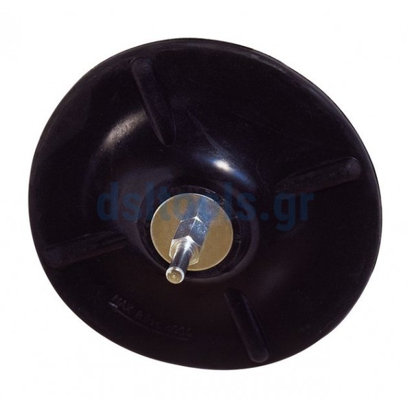 Βάση Ø125mm δίσκων ελαστική με άξονα