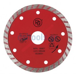 Δίσκος διαμαντέ Turbo, Ø115mm, Rasta Δίσκος διαμαντέ Turbo, Ø115mm, Rasta