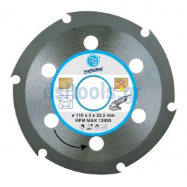Δίσκος κοπής ξύλου γωνιακού τροχού, Ø115mm Δίσκος κοπής ξύλου γωνιακού τροχού, Ø115mm