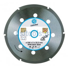 Δίσκος κοπής ξύλου γωνιακού τροχού, Ø230mm Δίσκος κοπής ξύλου γωνιακού τροχού, Ø230mm