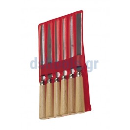 Set λίμες 6 τεμαχίων, για μέταλλο και ξύλο, 100mm Set λίμες 6 τεμαχίων, για μέταλλο και ξύλο, 100mm