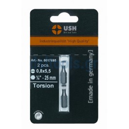 Μύτες ίσιες, Νο 0,8x5,5x25mm, set 2 τεμαχίων Μύτες ίσιες, Νο 0,8x5,5x25mm, set 2 τεμαχίων