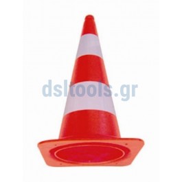 Κώνος φωσφοριζέ 30cm Κόκκινος-Λευκός Κώνος φωσφοριζέ 30cm Κόκκινος-Λευκός