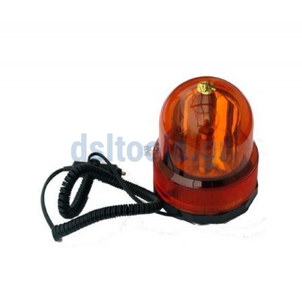 Φάρος μαγνητικός Πορτοκαλί 12V