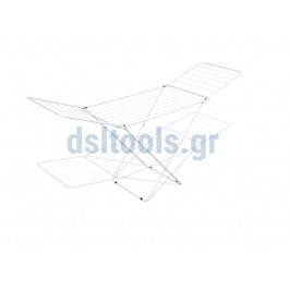 Απλώστρα 18m Jolly τρίφυλλη μεταλική, 180x55x96cm, Gimi