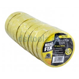 Ταινία μονωτική Kίτρινη 19mmx20m Ταινία μονωτική Kίτρινη 19mmx20m