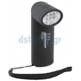 Φακός περιστρεφόμενο ς με 6 led σε διάφορα χρώματα Φακός περιστρεφόμενο ς με 6 led σε διάφορα χρώματα