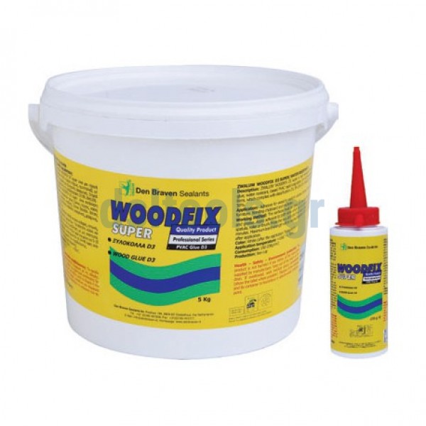 Ξυλόκολλα D3, 30Κgr, ταχείας πήξεως αδιάβροχη WOODFIX D3