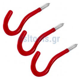 Γάντζοι βίδες, 2", set 3 τεμαχίων Γάντζοι βίδες, 2", set 3 τεμαχίων