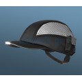 Καπέλο Bump cap με 8 led, Μαύρο-Γκρι