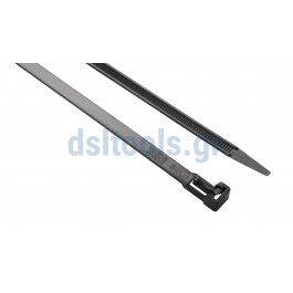 Δεματικά καλωδίων No 200x7,5mm, επαναχρησιμοποιούμενα, Μαύρα, Nylon,set 100 Τεμαχίων , SAPISELCO Δεματικά καλωδίων No 200x7,5mm, επαναχρησιμοποιούμενα, Μαύρα, Nylon,set 100 Τεμαχίων , SAPISELCO