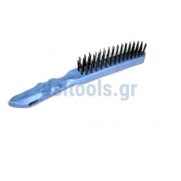 Συρματόβουρτσα πλαστική λαβή 5 σειρών Συρματόβουρτσα πλαστική λαβή 5 σειρών