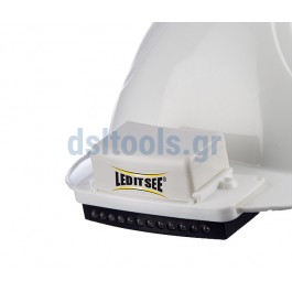 Φακός κράνους με 12 led, Λευκός Φακός κράνους με 12 led, Λευκός