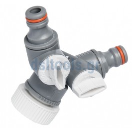 Ταχυσύνδεσμος 1" / 3/4", με βαλβίδα WHITE LINE Ταχυσύνδεσμος 1" / 3/4", με βαλβίδα WHITE LINE